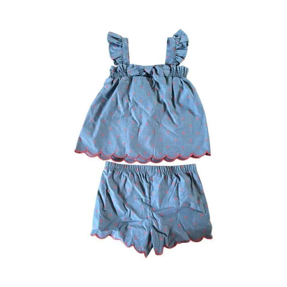 Crown and Ivy Kids Patriotic Stars Woven Set